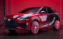 2022 Lexus RX Hybrid F Sport Ruby Red Rims