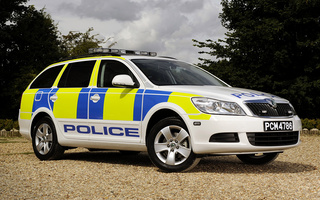Skoda Octavia Estate Police (2009) UK (#33663)