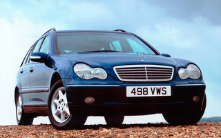 Mercedes-Benz C-Class Estate (2001) UK (#88599)