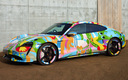 2021 Porsche Taycan Turbo Art Car by Nigel Sense