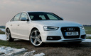 2012 Audi A4 Saloon S line (UK)