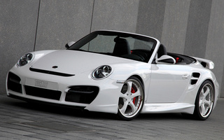 Porsche 911 Turbo Cabriolet with aerodynamic kit by TechArt (2010) (#111300)