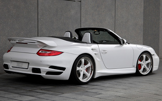 Porsche 911 Turbo Cabriolet with aerodynamic kit by TechArt (2010) (#111301)