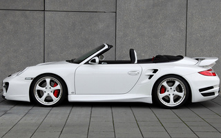 Porsche 911 Turbo Cabriolet with aerodynamic kit by TechArt (2010) (#111302)