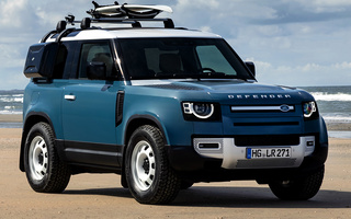 2023 Land Rover Defender 90 Marine Blue Edition