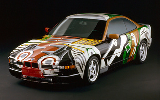 BMW 850 CSi Coupe Art Car by David Hockney (1995) (#21340)
