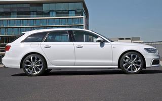 Audi A6 Avant S line (2011) UK (#27805)