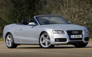 Audi A5 Cabriolet S line (2009) UK (#28245)