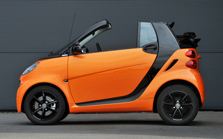 Smart Fortwo Cabrio nightorange (2011) UK (#34092)