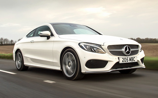 Mercedes-Benz C-Class Coupe AMG Line (2015) UK (#38090)