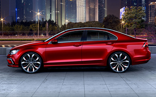 Volkswagen New Midsize Coupe Concept (2014) (#42793)