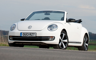 Volkswagen Beetle Cabriolet 60s Edition (2013) UK (#44223)