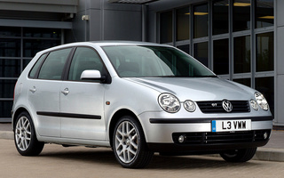 Volkswagen Polo GT 5-door (2004) UK (#45934)