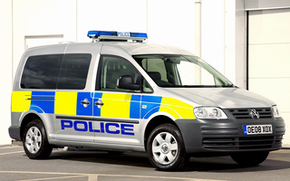 Volkswagen Caddy Maxi Police (2007) UK (#46001)