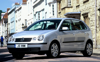Volkswagen Polo 5-door (2002) UK (#46310)