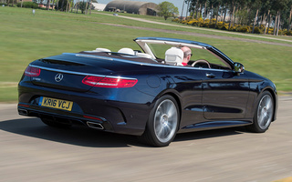 Mercedes-Benz S-Class Cabriolet AMG Line (2015) UK (#47762)