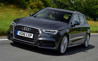 Audi A3 Sportback S line (2016) UK (#50890)