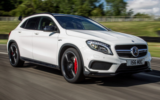 Mercedes-Benz GLA 45 AMG Aerodynamics Package (2014) UK (#51827)