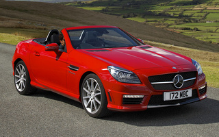 Mercedes-Benz SLK 55 AMG (2012) UK (#52746)