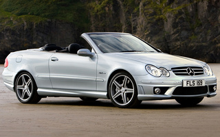 Mercedes-Benz CLK 63 AMG Cabriolet (2006) UK (#55072)