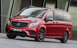 Mercedes-Benz V-Class Designo Hyacinth Red Metallic [Long] (2017) (#71917)