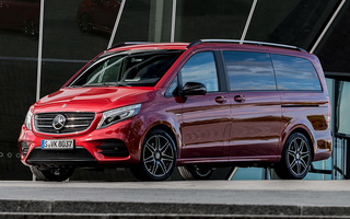 Mercedes-Benz V-Class Designo Hyacinth Red Metallic [Long] (2017) (#71918)