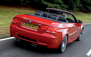 BMW M3 Convertible (2008) UK (#82255)