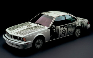 BMW 6 Series Coupe Art Car by Robert Rauschenberg (1986) (#83028)