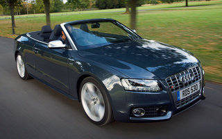 Audi S5 Cabriolet (2009) UK (#87392)