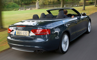 Audi S5 Cabriolet (2009) UK (#87393)