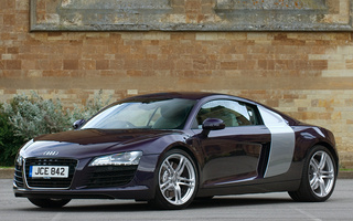 Audi R8 Coupe (2007) UK (#87630)