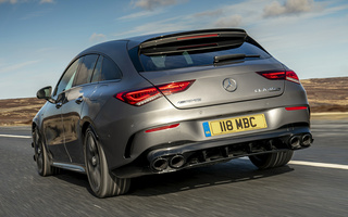 Mercedes-AMG CLA 45 S Shooting Brake Aerodynamics Package (2020) UK (#99626)