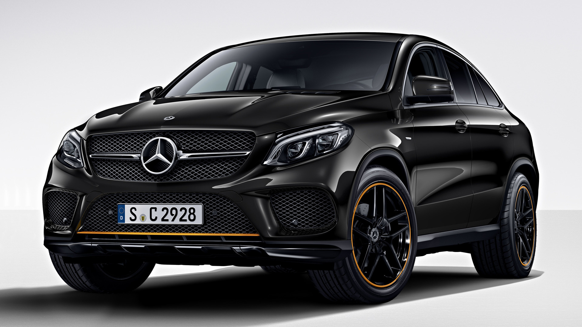 2017 Mercedes-Benz GLE-Class Coupe OrangeArt Edition - Wallpapers and ...