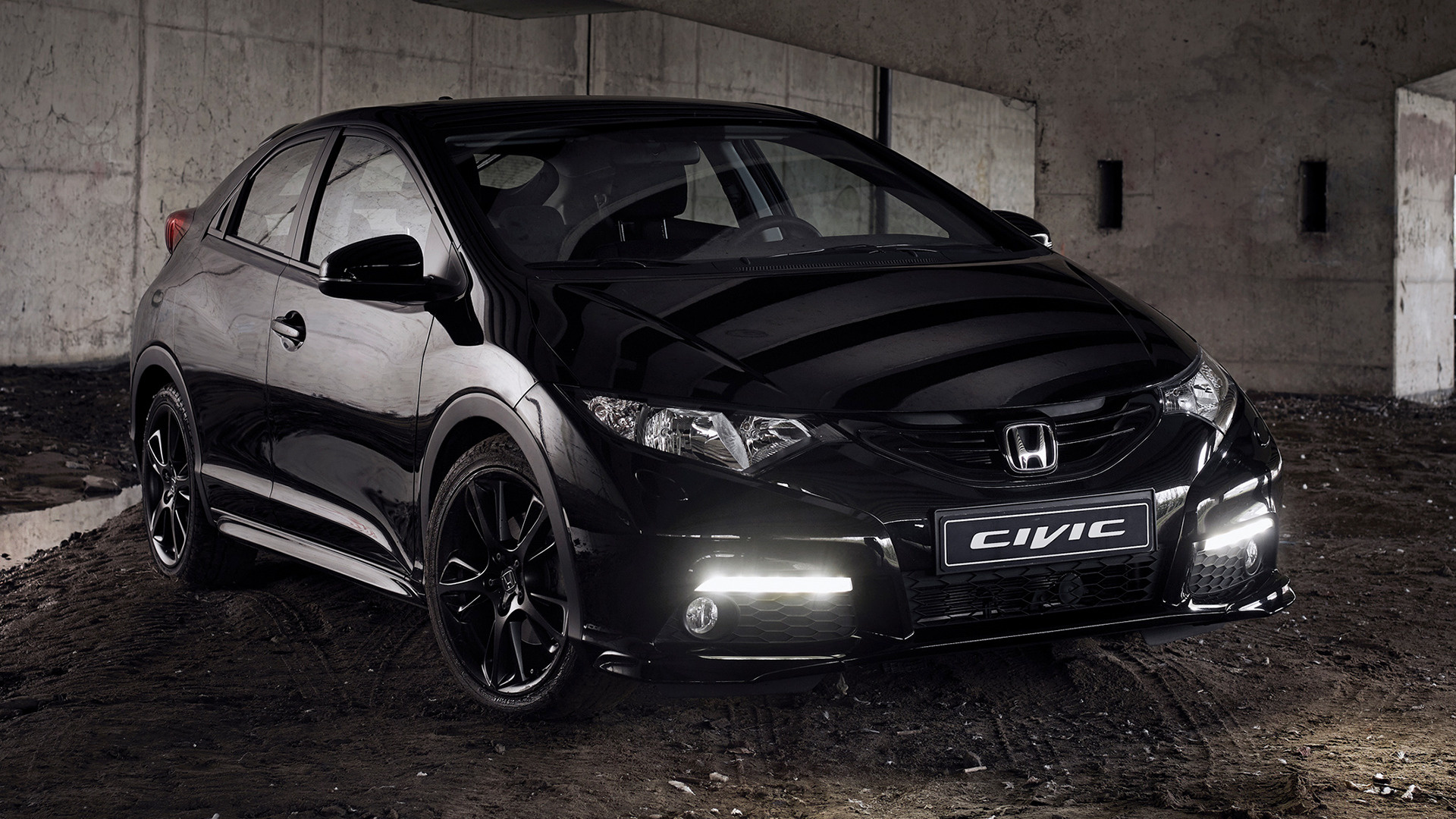 2014 Honda Civic Black Edition - Wallpapers and HD Images | Car Pixel