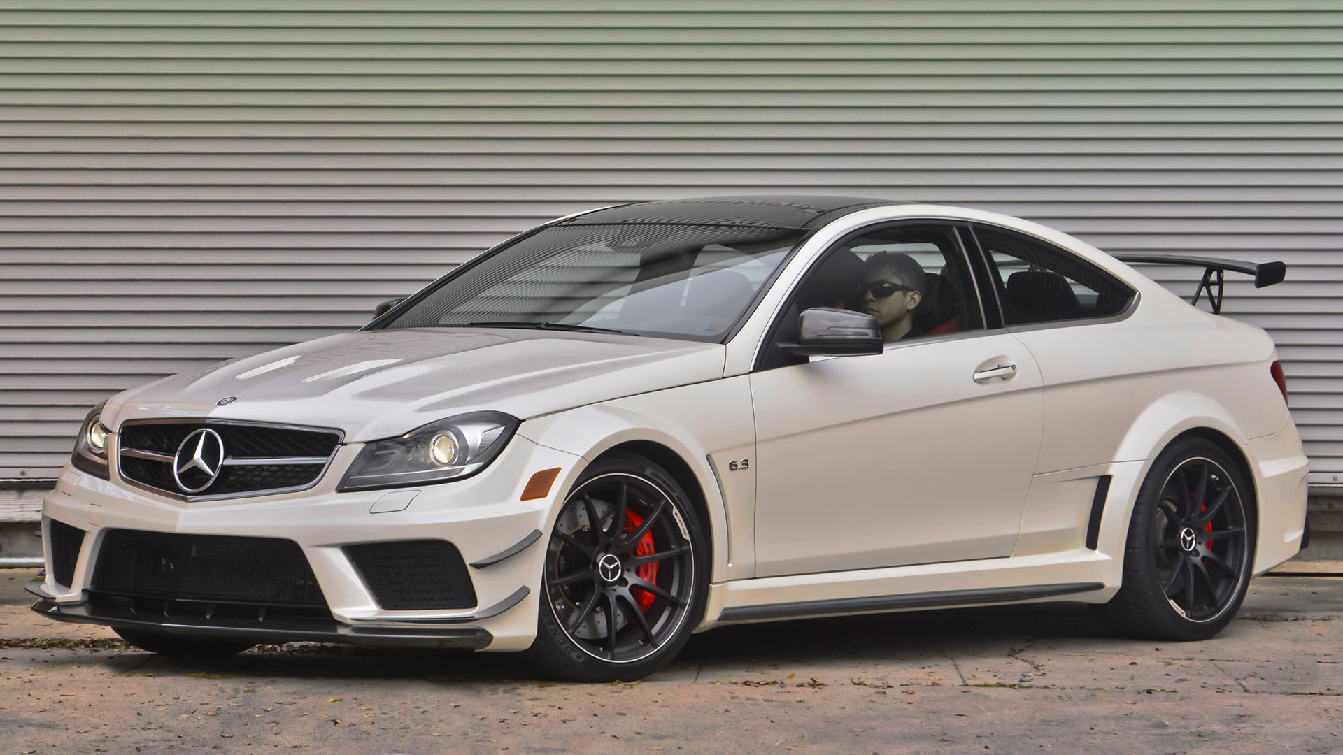 12 Mercedes Benz C 63 Amg Coupe Black Series Aerodynamics Package Us Wallpapers And Hd Images Car Pixel