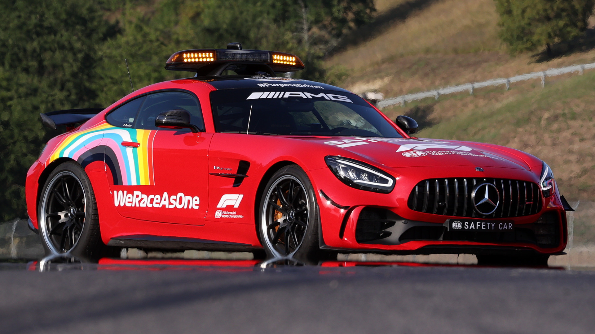 Mercedes Amg Gt R F1 Safety Car Tuscan Grand Prix Livery Wallpapers And Hd Images Car Pixel