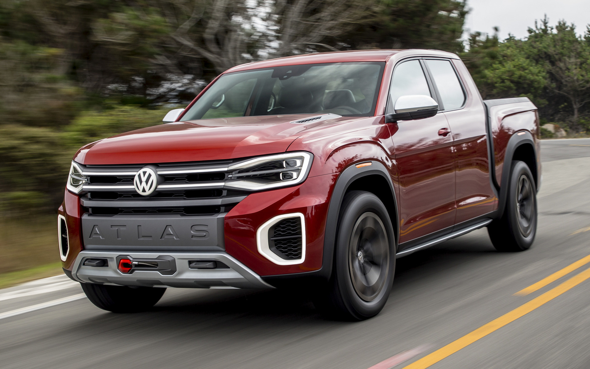 2022 Volkswagen Atlas Tanoak Pickup Truck Concept 