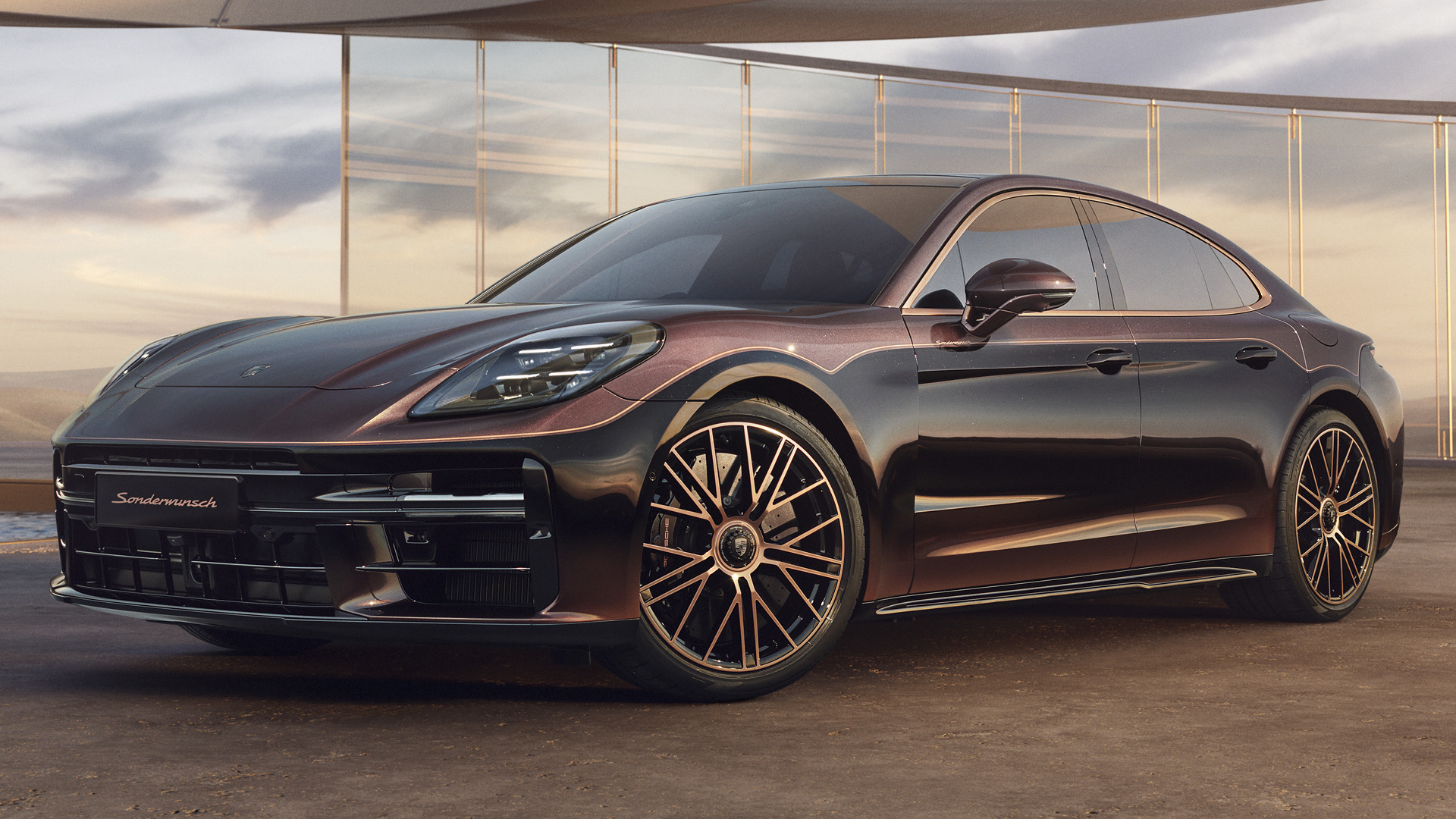 2024 Porsche Panamera Turbo EHybrid Sonderwunsch Hintergrundbilder