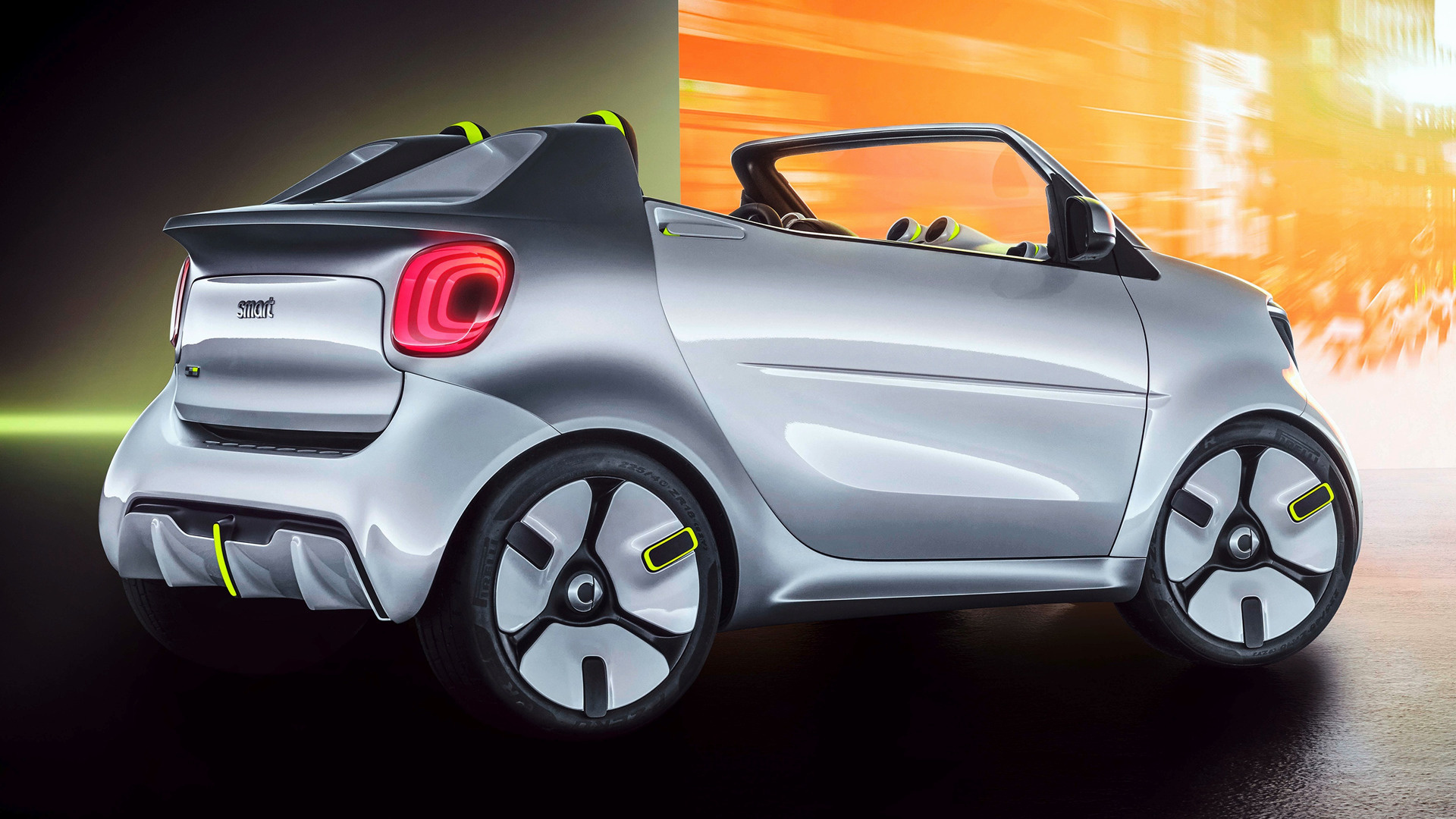 Электро мал. Smart Roadster Concept. Электрический кабриолет. Электрический Smart. Smart Fortwo Concept.