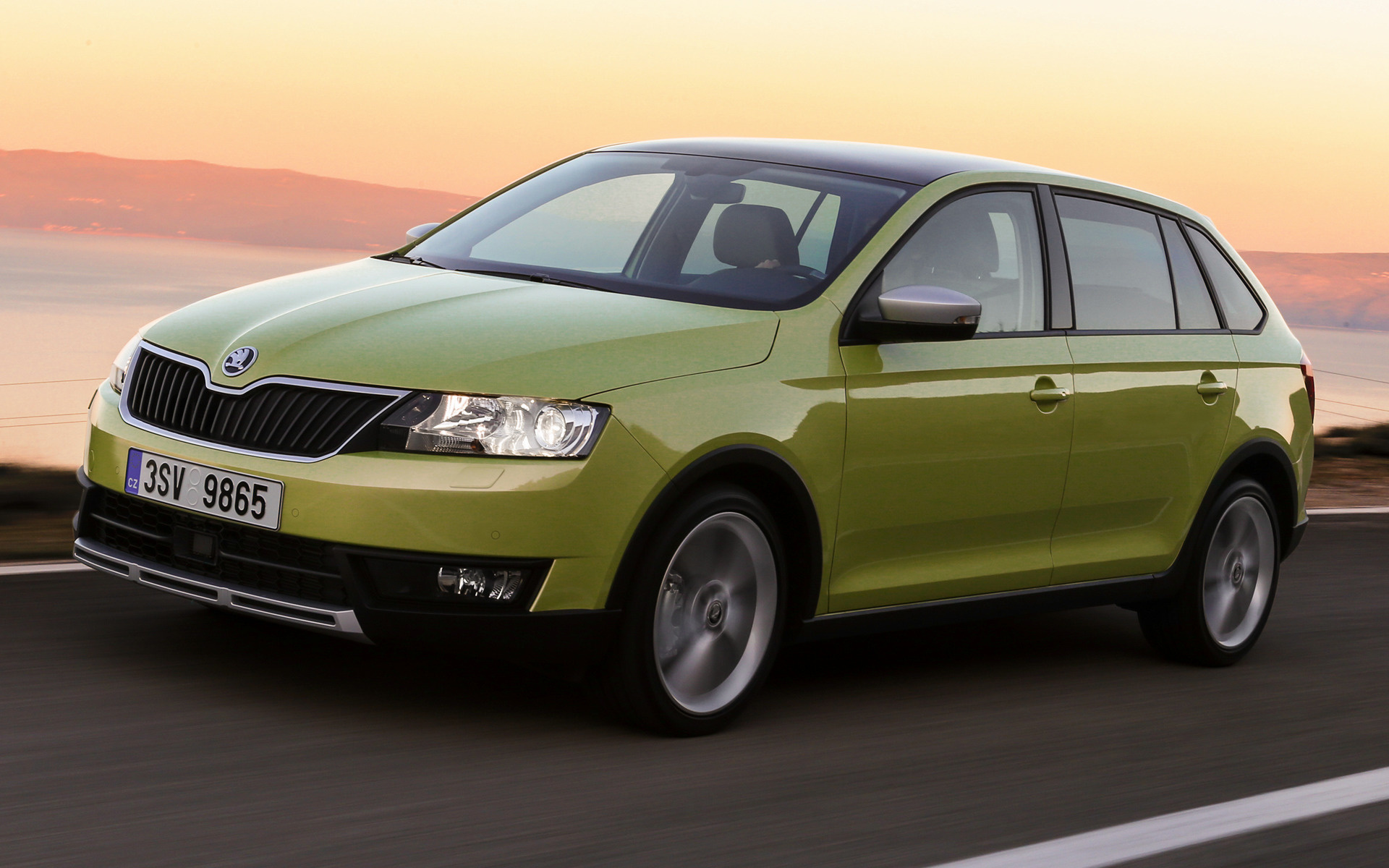 Skoda Rapid Spaceback ScoutLine Editorial Stock Photo - Image of