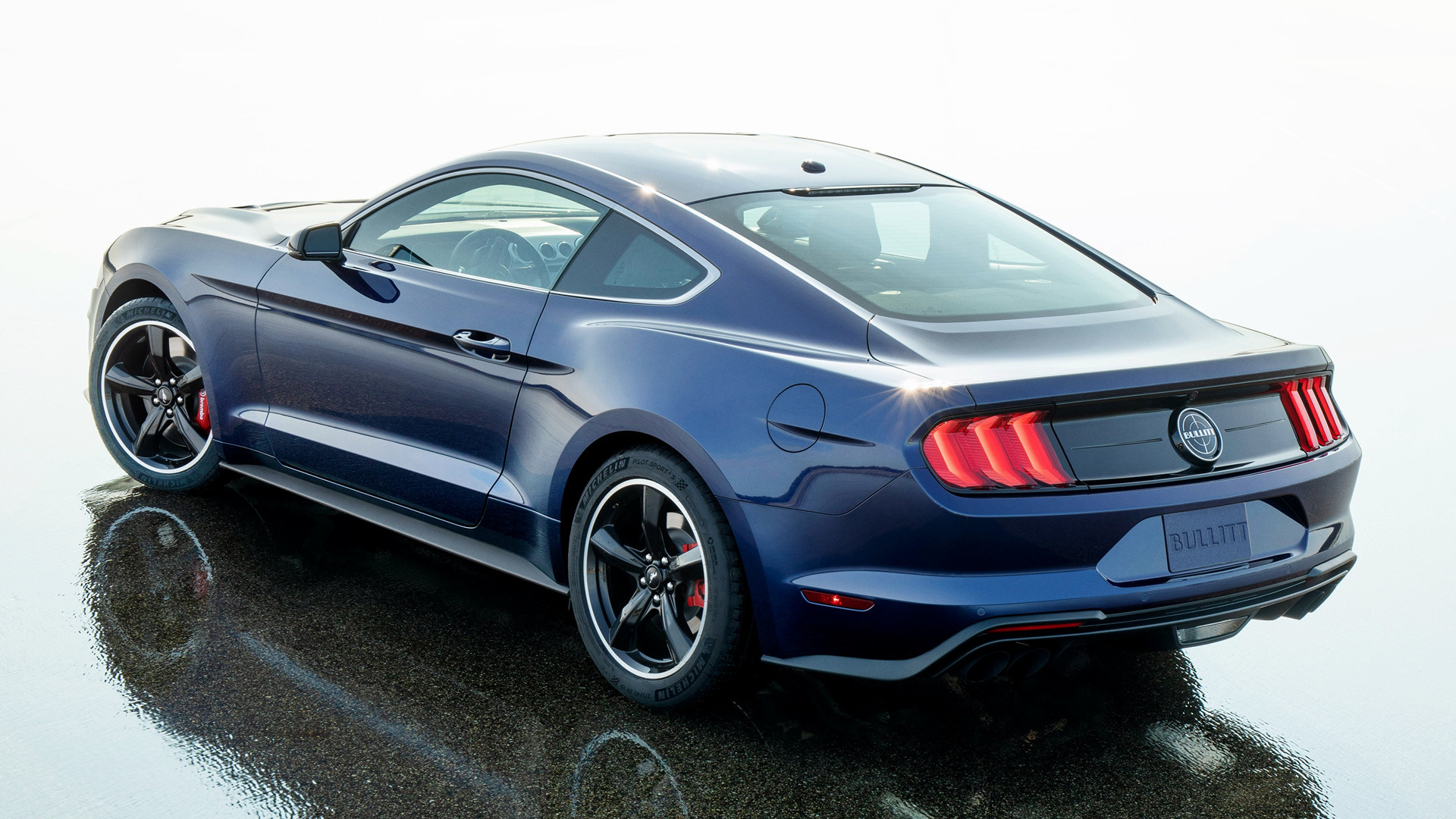 2019 Ford Mustang Bullitt Kona Blue Wallpapers and HD