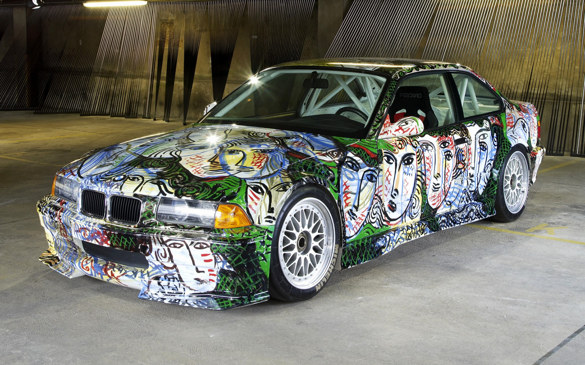 1992 BMW M3 GTR Art Car by Sandro Chia - Wallpapers and HD Images | Car ...