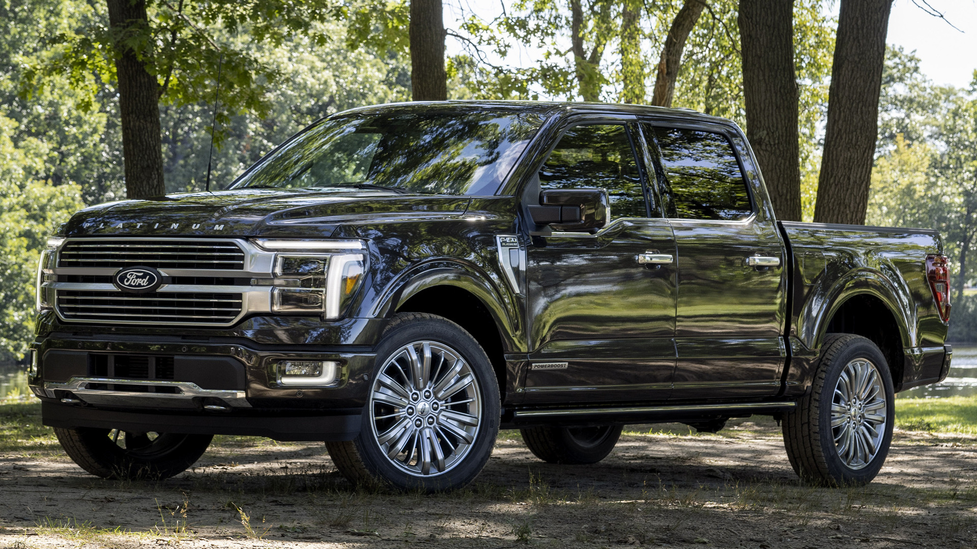 2024 Ford F150 Platinum SuperCrew Baggrundsbilleder og