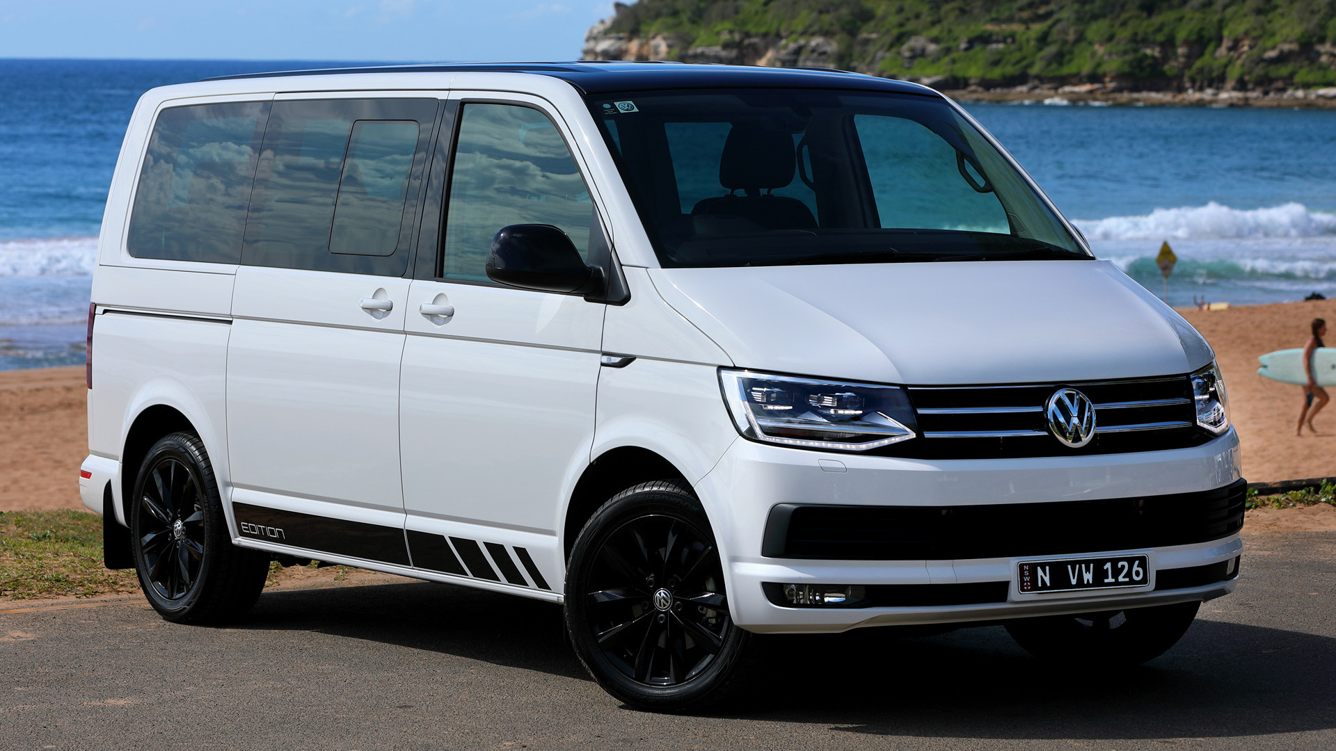 vw transporter black edition